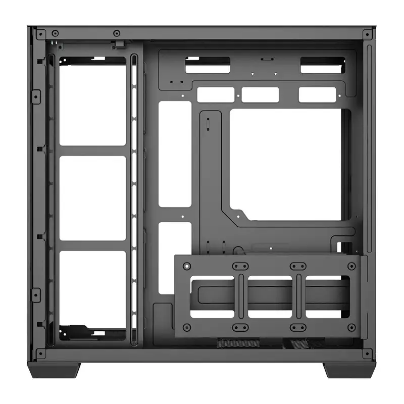 Caixa de computador Darkflash C280 (preta) – Mid-Tower compatível com ATX, painel frontal em malha