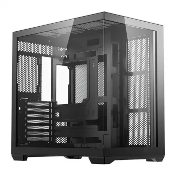 Caixa de computador Darkflash C280 (preta) – Mid-Tower compatível com ATX, painel frontal em malha