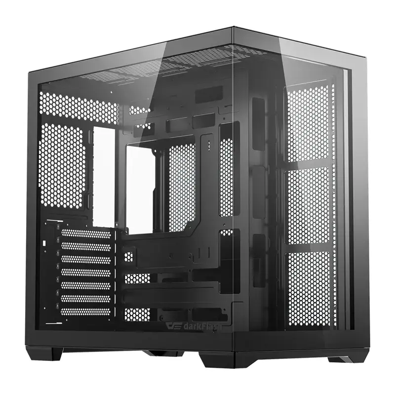Caixa de computador Darkflash C280 (preta) com 7 ventoinhas pré-instaladas
