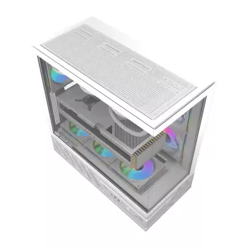 Caixa de computador Darkflash DS950 (branca) com 6 ventoinhas pré-instaladas