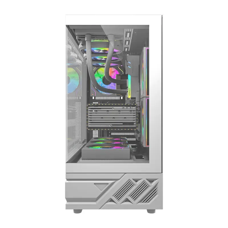 Caixa de computador Darkflash DS950 (branca) com 6 ventoinhas pré-instaladas