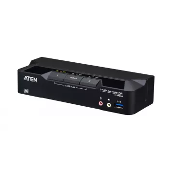 Comutador KVM ATEN CS1942DPA 2 portas USB 3.0 Dual Display DisplayPort 8K 60Hz