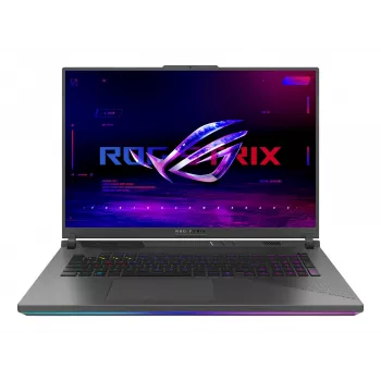 Portátil ASUS ROG Strix G18 G814PP-S8014W AMD Ryzen™ 9 8940HX 45,7 cm (18 polegadas) WUXGA 32 GB DDR5-SDRAM 1 TB SSD NVIDIA GeForce RTX 5070 Wi-Fi 6E (802.11ax) Windows 11 Home Alemão Preto, Cinzento