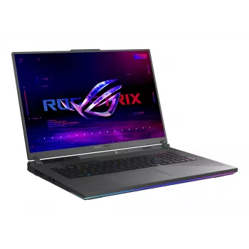 Portátil ASUS ROG Strix G18 G814PP-S8014W AMD Ryzen™ 9 8940HX 45,7 cm (18 polegadas) WUXGA 32 GB DDR5-SDRAM 1 TB SSD NVIDIA GeForce RTX 5070 Wi-Fi 6E (802.11ax) Windows 11 Home Alemão Preto, Cinzento