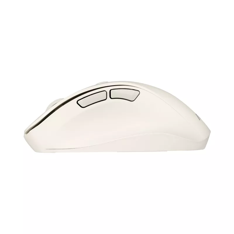 Rato sem fios para destro ASUS MD105 MK-WH — RF + Bluetooth, 2400 DPI, roda, pilha, Bege