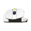 Rato ASUS MD105 /VT-GN — destro RF sem fios + Bluetooth, 2400 DPI, roda de deslocamento, alimentado por pilha, branco/verde