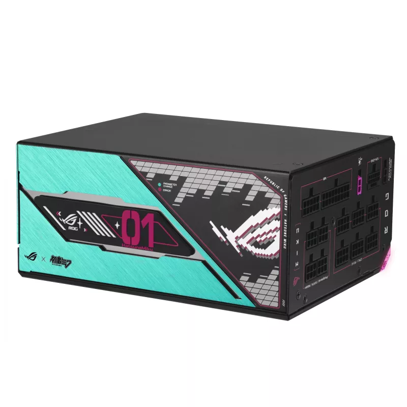 Fonte de alimentação ASUS ROG -THOR-1200P3-MIKU 1200 W 20+4 pin ATX ATX Multicolor