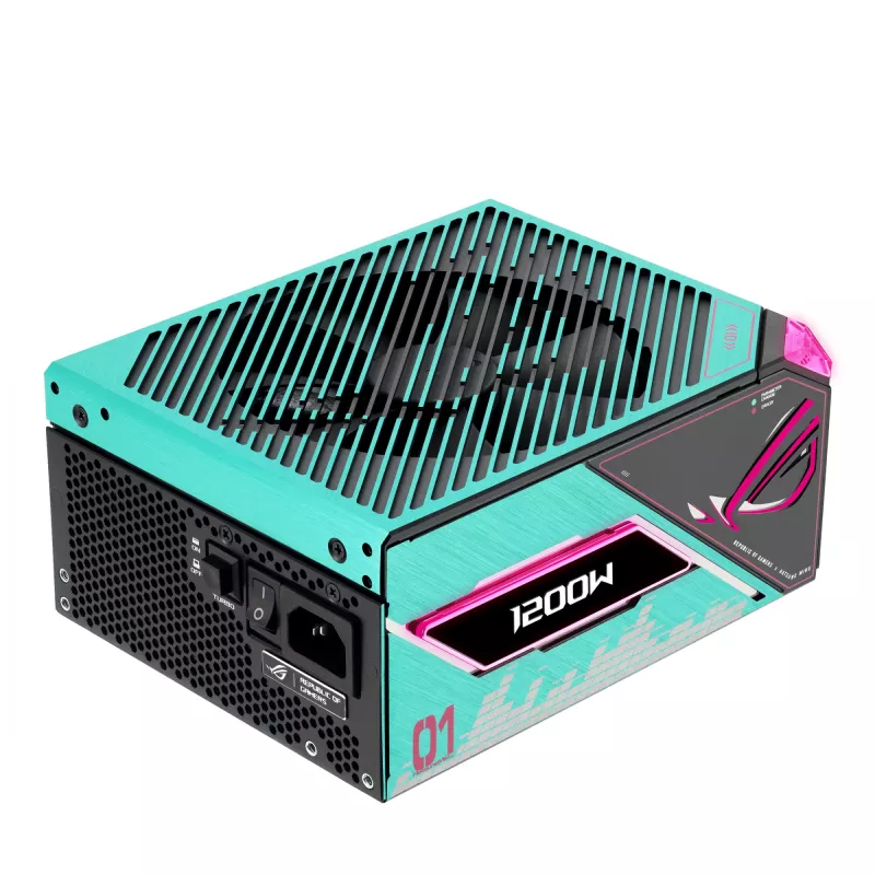 Fonte de alimentação ASUS ROG -THOR-1200P3-MIKU 1200 W 20+4 pin ATX ATX Multicolor