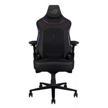 Cadeira gaming universal ASUS ROG Courser — assento acolchoado, peso máx. 136 kg, assento 670×700 mm, altura mínima 140 cm, preto