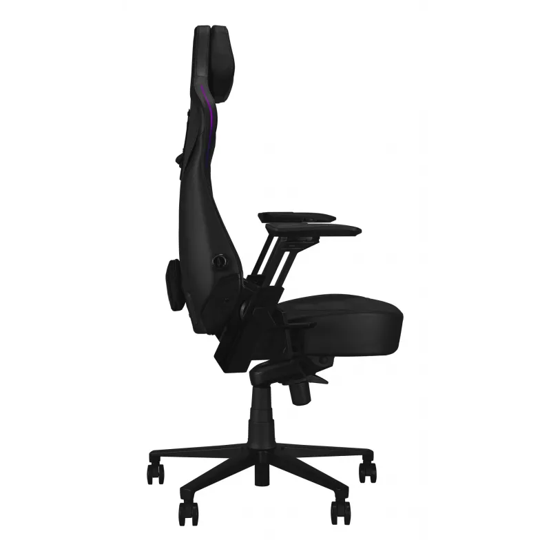 Cadeira gaming universal ASUS ROG Courser — assento acolchoado, peso máx. 136 kg, assento 670×700 mm, altura mínima 140 cm, preto