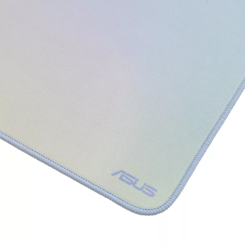Tapete de rato ASUS PS102, poliéster em tamanho A4, cor pérola, bordas costuradas, base antiderrapante