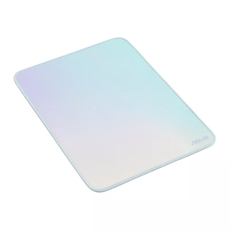 Tapete de rato ASUS PS102, poliéster em tamanho A4, cor pérola, bordas costuradas, base antiderrapante