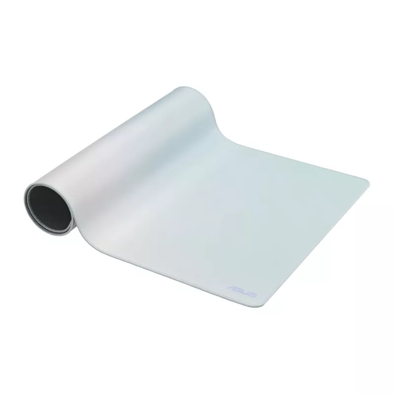 Tapete de rato ASUS PS102 900x400 mm Pearl poliéster, bordas bordadas, base antiderrapante