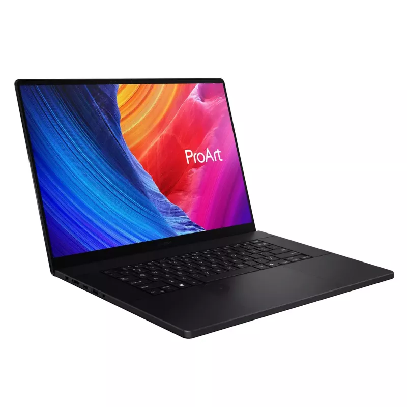 ASUS | ProArt P16 H7606WW-SE009X | Nano Preto | 16 polegadas | OLED | Ecrã tátil | 4K | 3840 x 2400 píxeis | AMD Ryzen AI 9 | HX370 | 64 GB | LPDDR5X | Capacidade da unidade de estado sólido 2000 GB | AMD Radeon 890M Graphics | Windows 11 Pro | 802.11be | Bluetooth versi