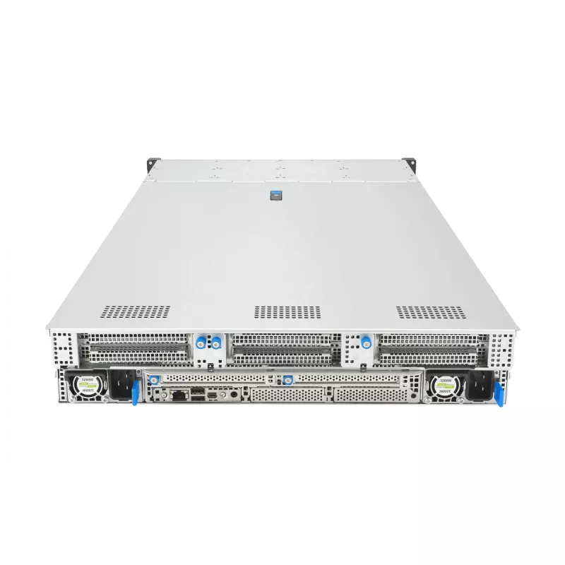 ASUS RS720A-E13-RS8U Socket SP5 Rack (2U) Preto, Prateado