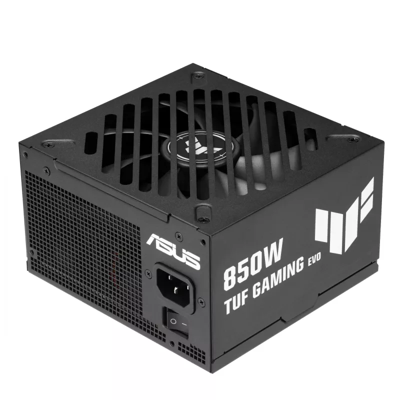 Fonte de alimentação ASUS TUF-GAMING-850G-EVO 850W ATX 80 PLUS Gold 20+4-Pin, 1 ventoinha, Preto