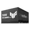 Fonte de alimentação ASUS TUF Gaming 750G EVO — 750 W, ATX, 80 PLUS Gold, 20+4 pinos, preto