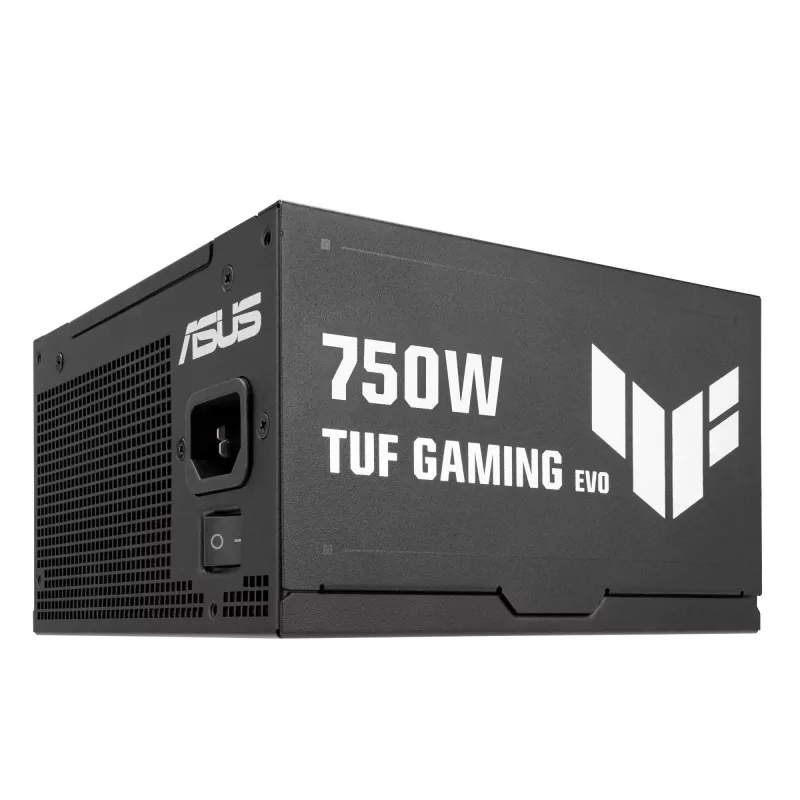 Fonte de alimentação ASUS TUF Gaming 750G EVO — 750 W, ATX, 80 PLUS Gold, 20+4 pinos, preto