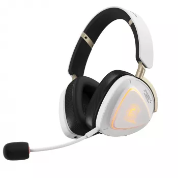 Headset ASUS ROG Delta II-KJP — Circum-aural, Com fios e sem fios (Bluetooth), 20–20000 Hz, 325 g, Preto/Branco