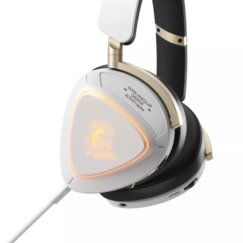 Headset ASUS ROG Delta II-KJP — Circum-aural, Com fios e sem fios (Bluetooth), 20–20000 Hz, 325 g, Preto/Branco