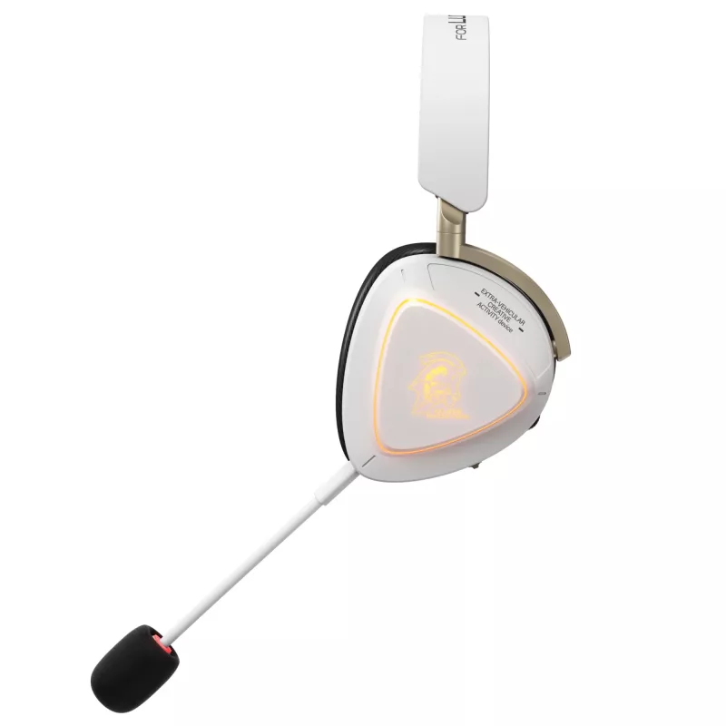 Headset ASUS ROG Delta II-KJP — Circum-aural, Com fios e sem fios (Bluetooth), 20–20000 Hz, 325 g, Preto/Branco