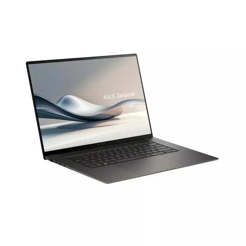 Portátil ASUS Vivobook S16 UM5606WA — 16 polegadas OLED 3K (2880×1800) 120Hz, AMD Ryzen AI 9 370HX, 32GB LPDDR5X, 2TB SSD, Windows 11 Pro, Zumaia Gray
