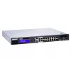 QNAP QGD-1600P Gerido Gigabit Ethernet (10/100/1000) Power over Ethernet (PoE) 1U preto, cinzento