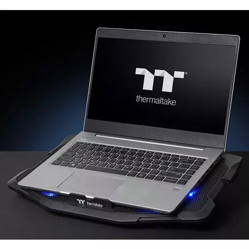 Base de arrefecimento para portátil Thermaltake Massive 12 Max 43,2 cm 5 ventoinhas preto