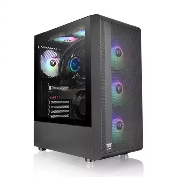 Caixa para PC Thermaltake S200 TG ARGB Midi Tower preto