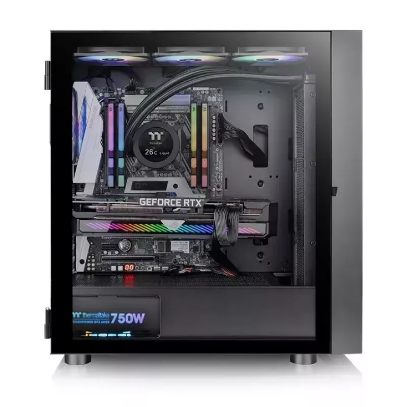 Caixa para PC Thermaltake H570 TG ARGB Midi Tower preto