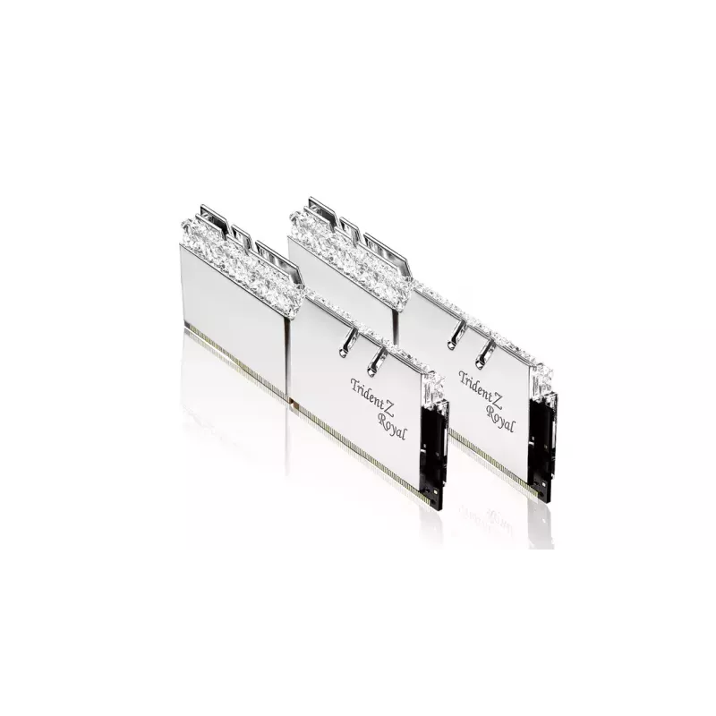 Kit de memória RAM DDR4 para desktop G.SKILL Trident Z Royal 32GB (2 x 16GB) 3600 MHz CL18 1,35V RGB