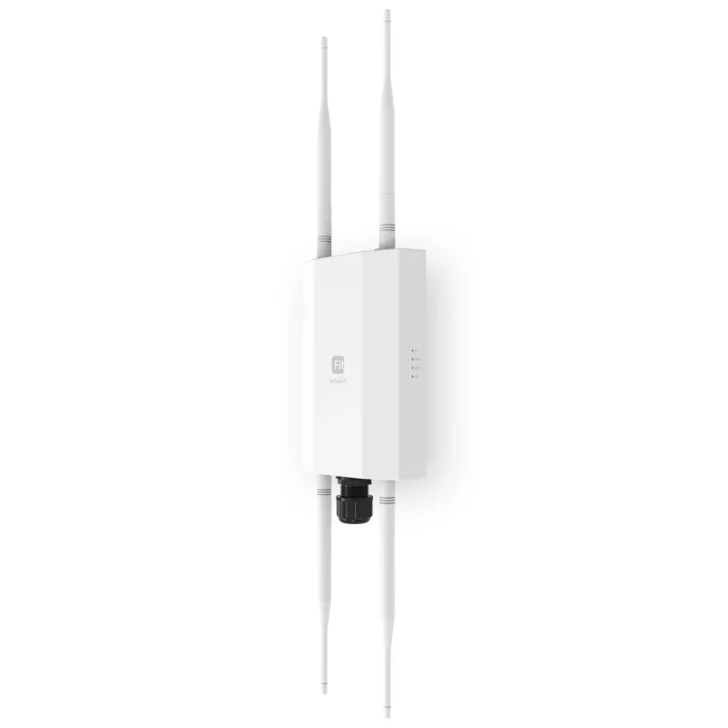 Ponto de acesso wireless EnGenius Fit6 2×2 Outdoor — Dual-Band 2,4/5 GHz, 1774 Mbit/s, PoE, 2,5GbE LAN, 4 antenas, branco