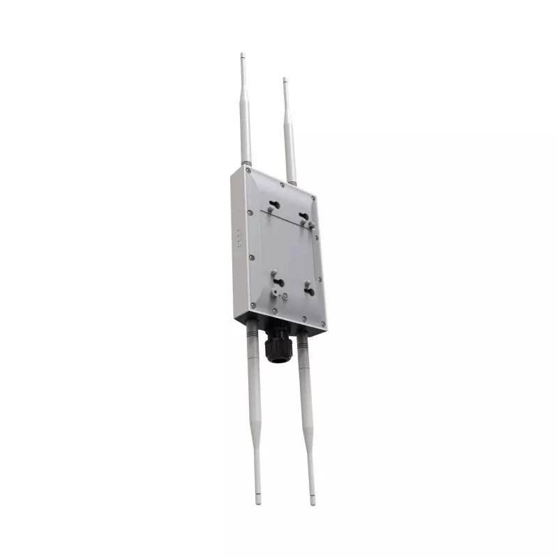 Ponto de acesso wireless EnGenius Fit6 2×2 Outdoor — Dual-Band 2,4/5 GHz, 1774 Mbit/s, PoE, 2,5GbE LAN, 4 antenas, branco
