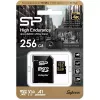 Cartão MicroSDXC Silicon Power SP256GBSTXDV3V1HSP 256 GB Class 10 High Endurance, 3,6 V, 0–70°C