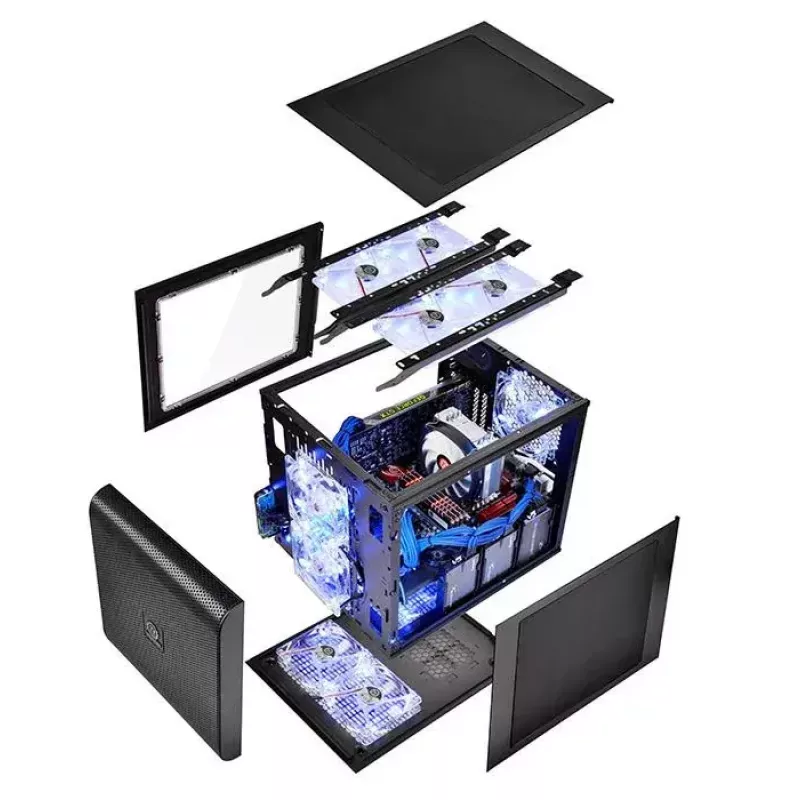 Caixa de PC Thermaltake Core V21 Cube preta