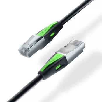 Cabo de rede Zyxel ACCESSORY-ZZ0109F Cat6a RJ-45–RJ-45 preto 0,18 m