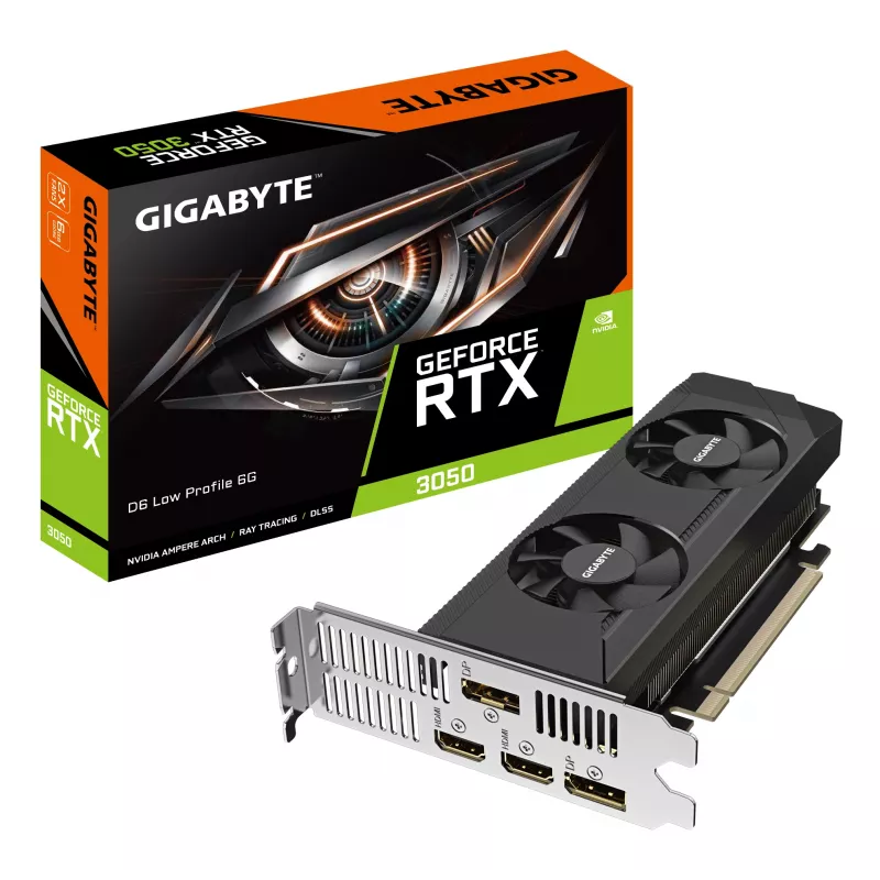 Placa gráfica GIGABYTE GeForce RTX 3050 D6 6GB GDDR6 (GV-N3050D6-6GL)