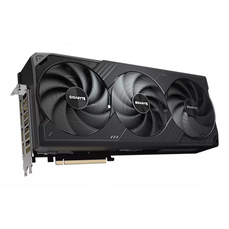 Placa gráfica GIGABYTE GeForce RTX 5090 WINDFORCE OC 32G – 32 GB GDDR7, 512 Bit, PCI-E 5.0, 2467 MHz de frequência do núcleo, 3 x DP 2.1a, 1 x HDMI 2.1b, NVIDIA DLSS 4, GV-N5090WF3OC-32GD