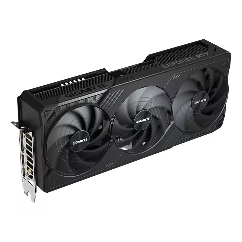 Placa gráfica GIGABYTE GeForce RTX 5090 WINDFORCE OC 32G – 32 GB GDDR7, 512 Bit, PCI-E 5.0, 2467 MHz de frequência do núcleo, 3 x DP 2.1a, 1 x HDMI 2.1b, NVIDIA DLSS 4, GV-N5090WF3OC-32GD