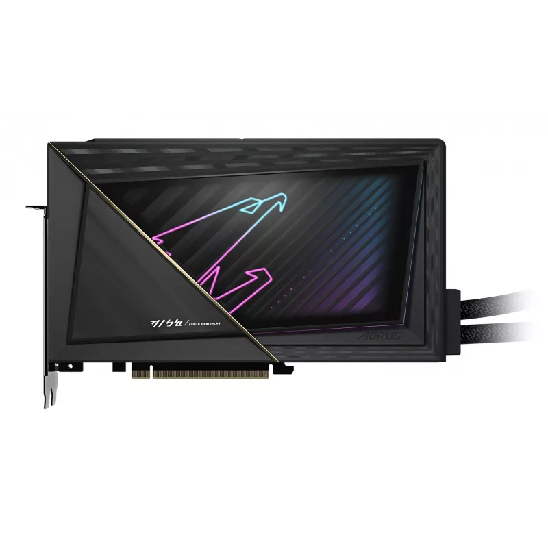 Placa gráfica GIGABYTE AORUS GeForce RTX 5090 XTREME WATERFORCE 32G - 32GB GDDR7, 512bit, PCI-E 5.0, 2655MHz de frequência do núcleo, 3 x DP 2.1a, 1 x HDMI 2.1b, NVIDIA DLSS 4, GV-N5090AORUSX W-32GD