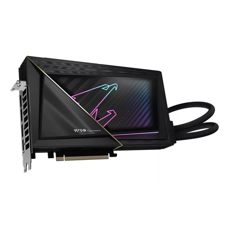 Placa gráfica GIGABYTE AORUS GeForce RTX 5090 XTREME WATERFORCE 32G - 32GB GDDR7, 512bit, PCI-E 5.0, 2655MHz de frequência do núcleo, 3 x DP 2.1a, 1 x HDMI 2.1b, NVIDIA DLSS 4, GV-N5090AORUSX W-32GD