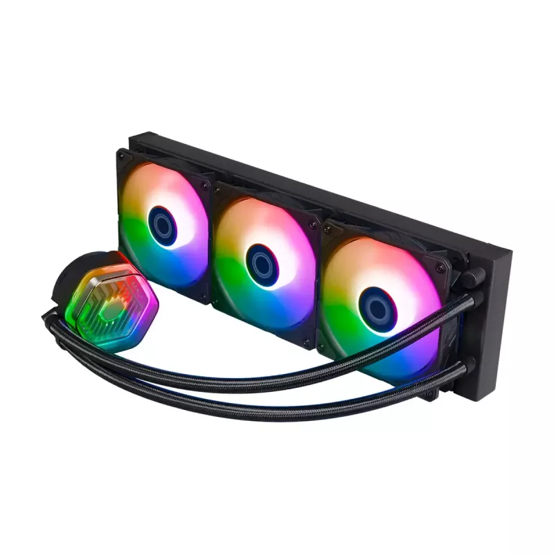 Kit de refrigeração líquida Cooler Master MasterLiquid 360 ATMOS 12 cm preto