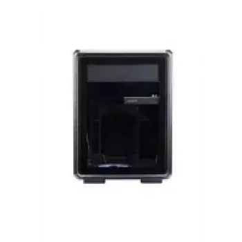 Caixa de computador Cooler Master MasterFrame 400 Mesh preto mATX com painel lateral transparente e 1x ventoinha ARGB de 120mm