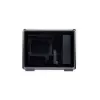 Caixa de computador Cooler Master MasterFrame 400 Mesh preto mATX com painel lateral transparente e 1x ventoinha ARGB de 120mm