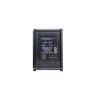 Caixa de computador Cooler Master MasterFrame 400 Mesh preto mATX com painel lateral transparente e 1x ventoinha ARGB de 120mm