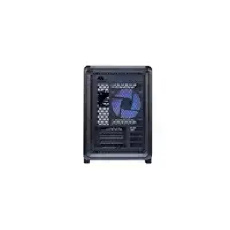 Caixa de computador Cooler Master MasterFrame 400 Mesh preto mATX com painel lateral transparente e 1x ventoinha ARGB de 120mm