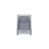 Caixa de computador Cooler Master MasterFrame 400 Mesh prateado, mATX, painel lateral transparente, 1x ventoinha ARGB de 120 mm