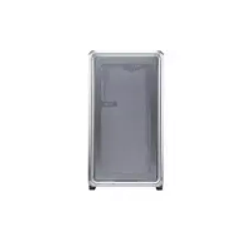 Caixa de computador Cooler Master MasterFrame 400 Mesh prateado, mATX, painel lateral transparente, 1x ventoinha ARGB de 120 mm
