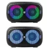 Altifalante Bluetooth portátil Defender Q5 estéreo, 20W, iluminação LED, rádio FM, TWS
