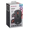 Rato ótico RF silencioso sem fios DEFENDER Nexus MS-195 — 1600 DPI, 2,4 GHz, Nano-USB, ambidestro, 2×AAA, preto